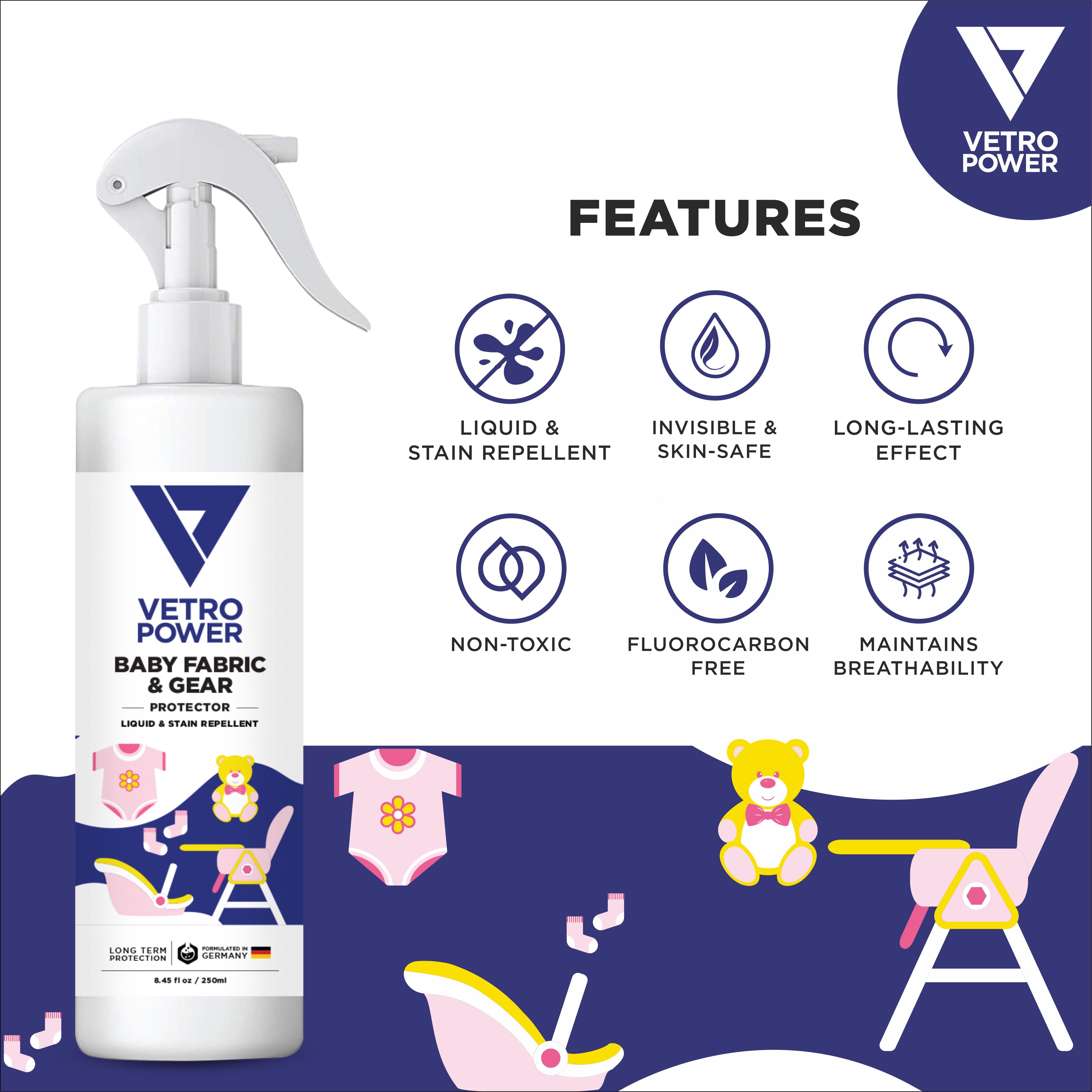 Vetro Power Baby fabric and gear Protector