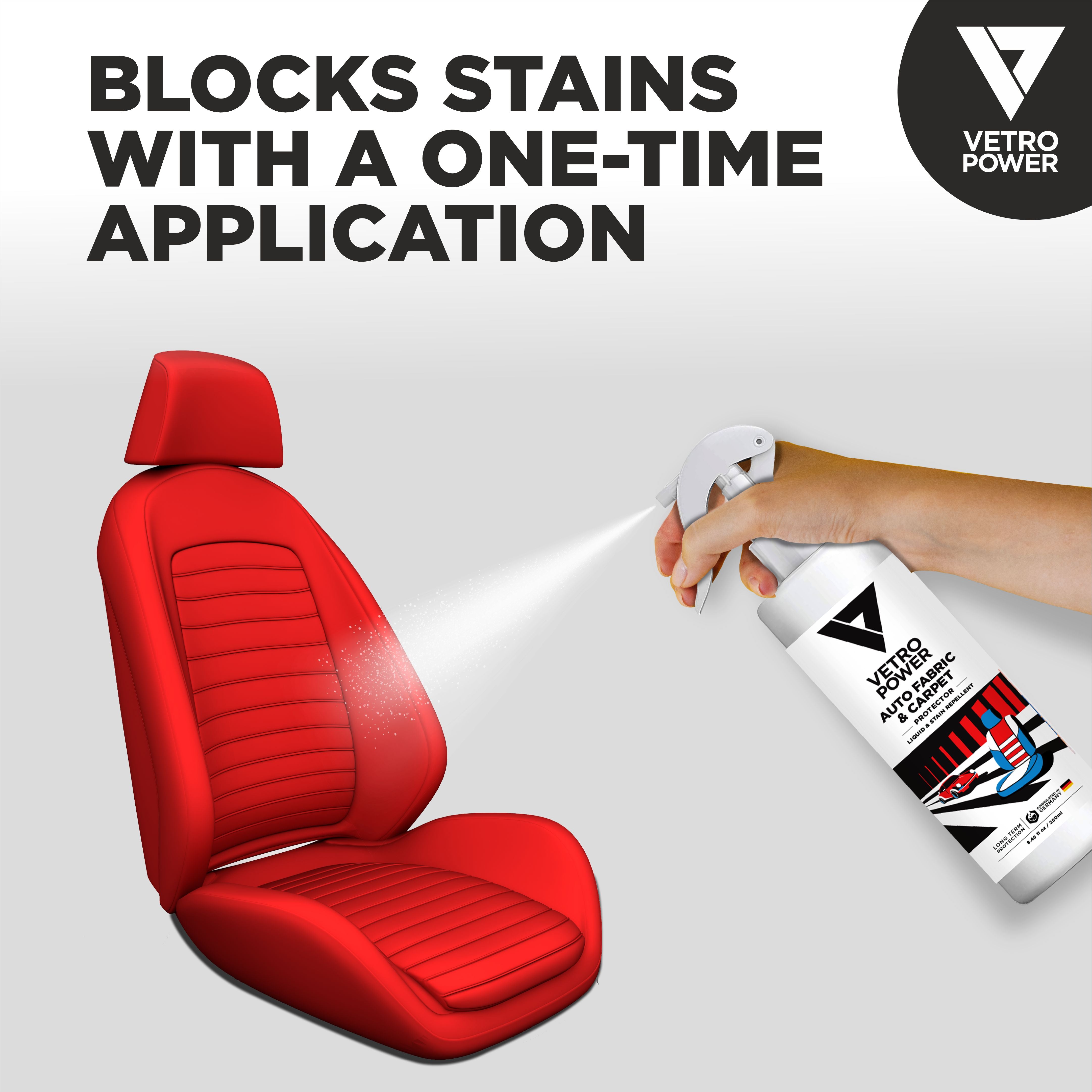 Vetro Power Auto Fabric and Carpet Protector