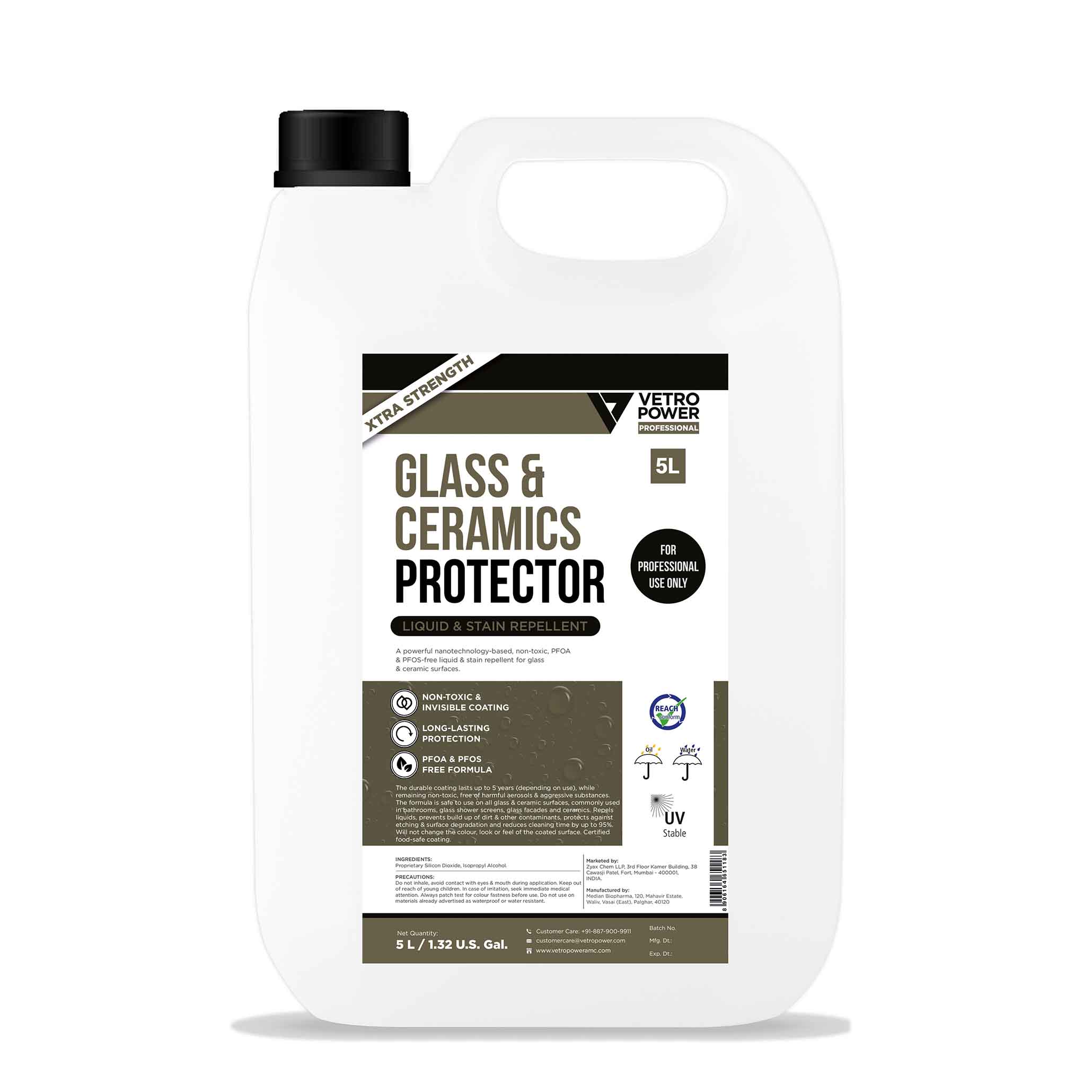 Buy Professional Glass and Ceramics Protector 5L | Nanocoating for Glass