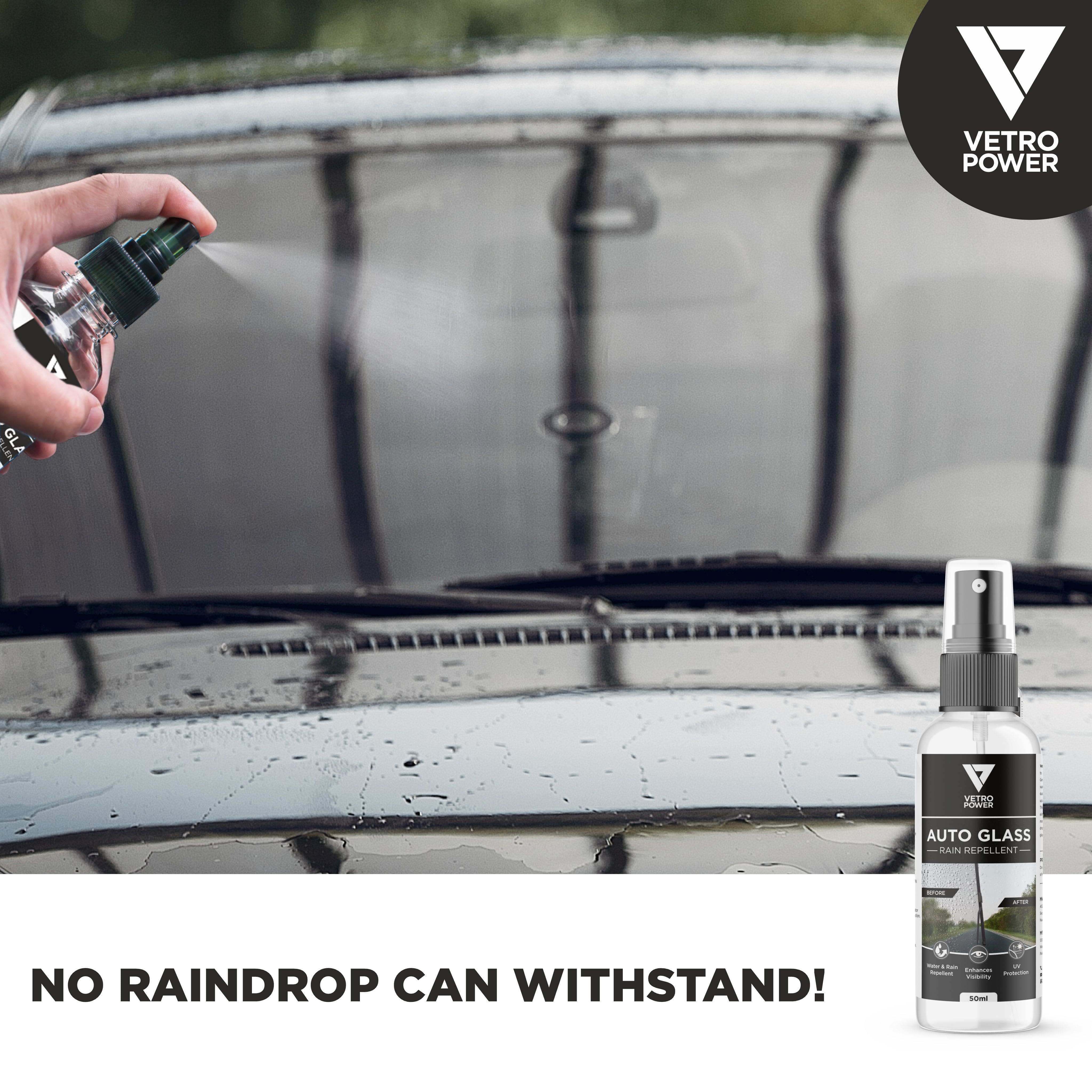 Vetro Power Auto Glass Rain Repellent