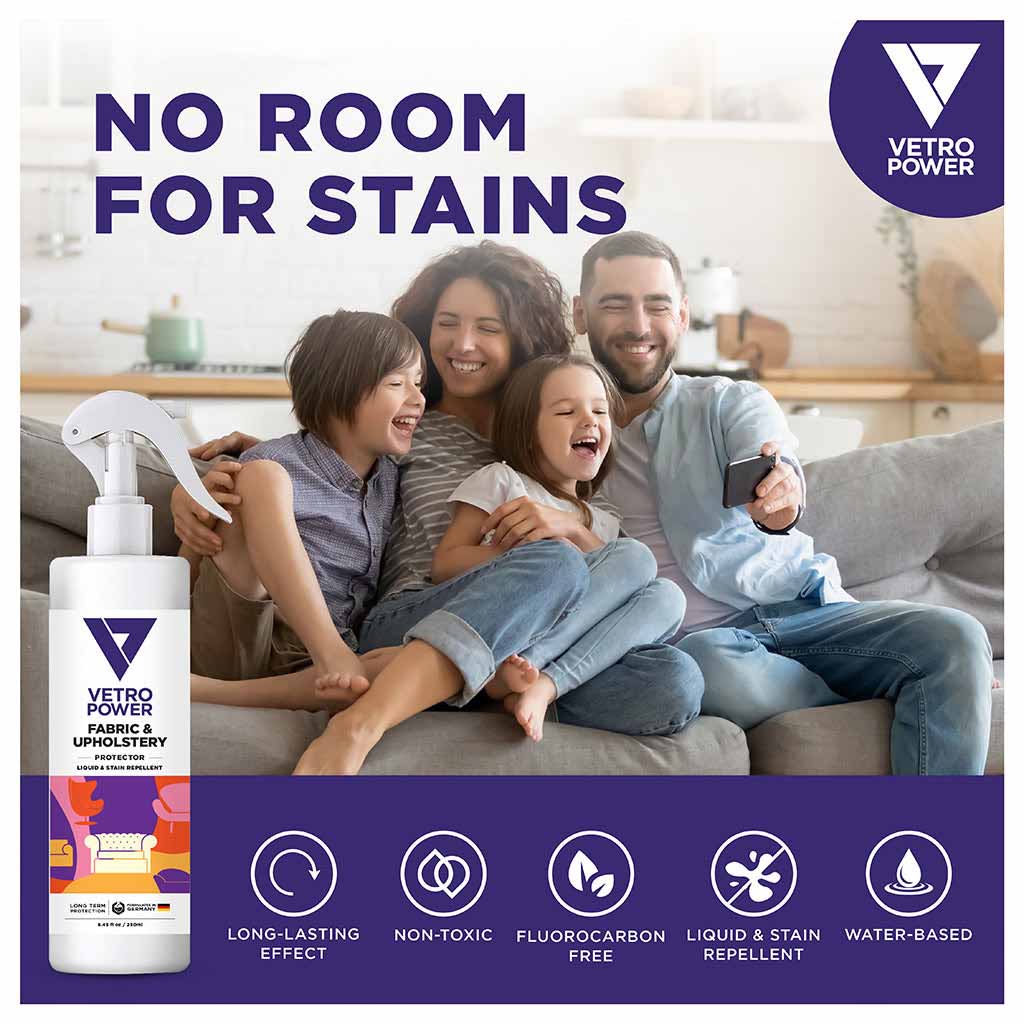 Vetro Power Fabric & Upholstery Protector 250ml