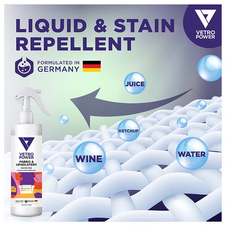 Vetro Power Fabric & Upholstery Protector 250ml