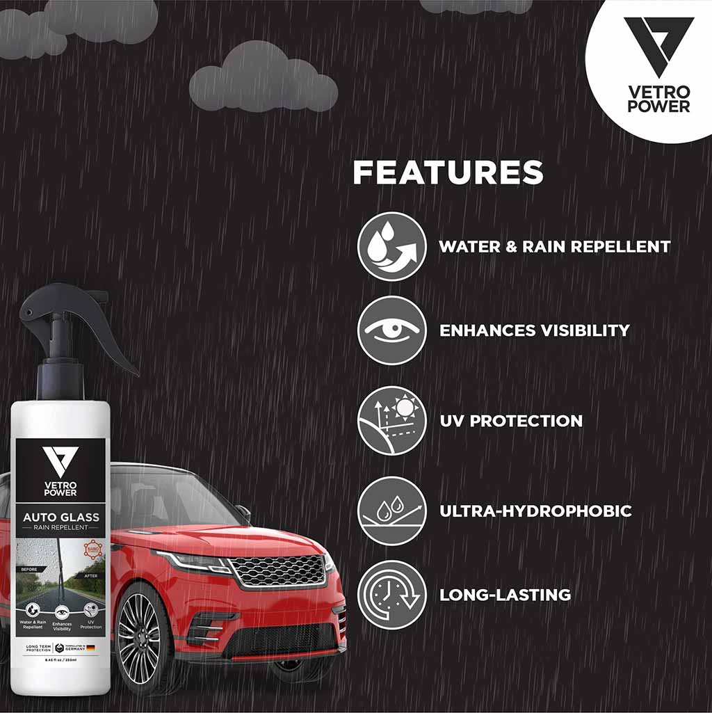 Vetro Power Auto Glass Rain Repellent