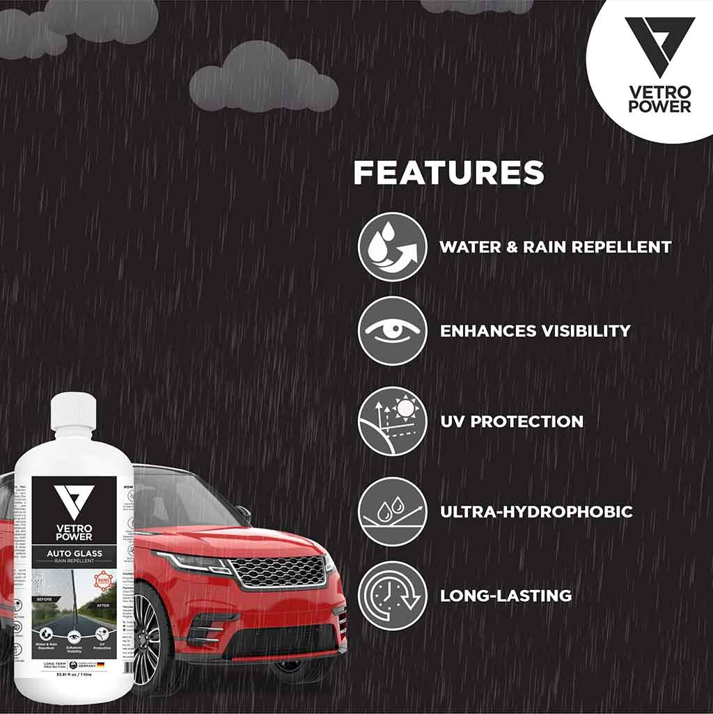 Vetro Power Auto Glass Rain Repellent