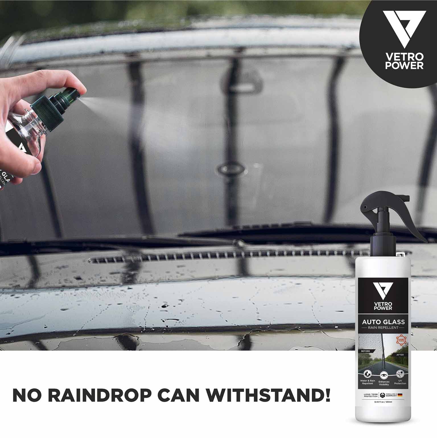 Vetro Power Auto Glass Rain Repellent