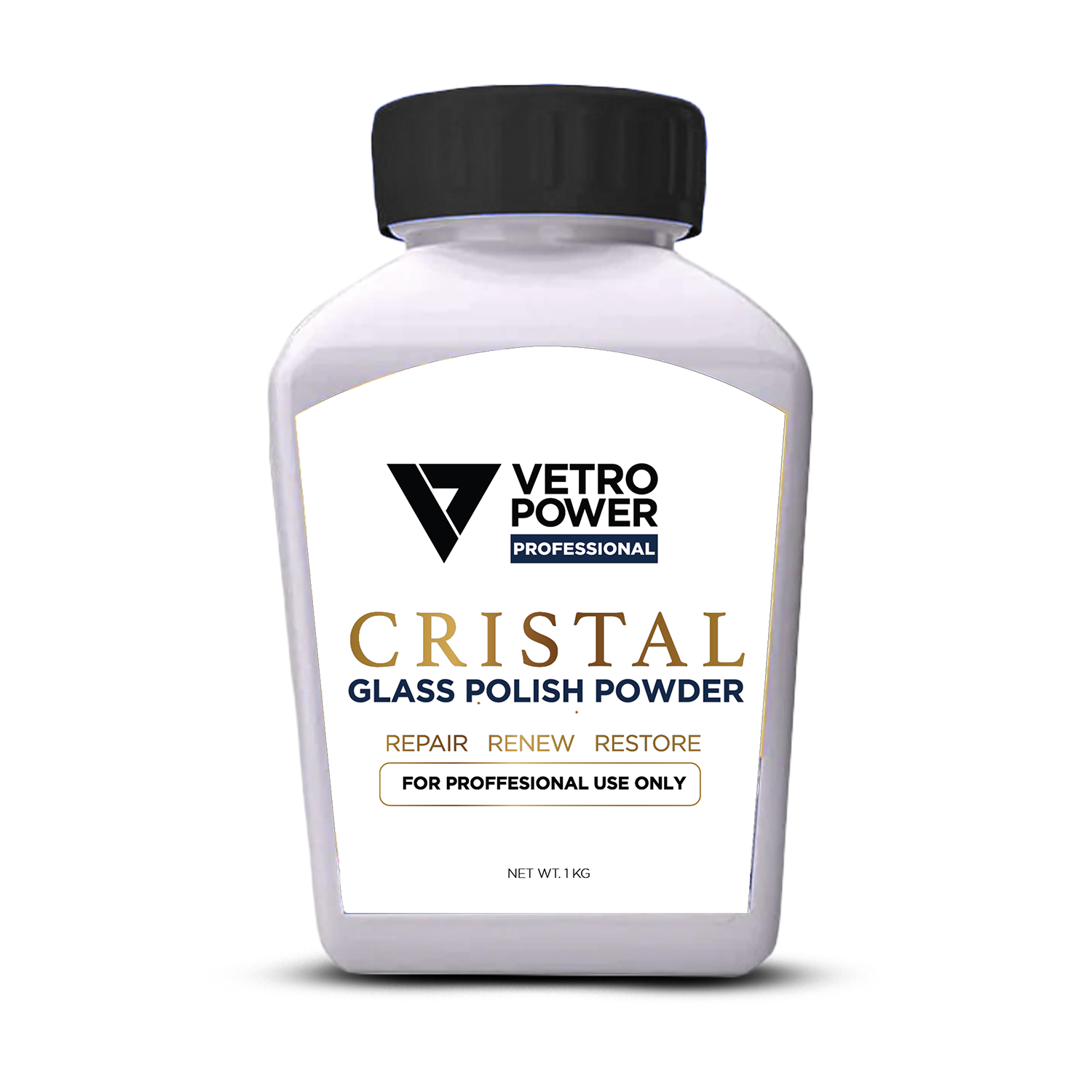 Vetro Power Glass Polish Powder 5kg | 99.95% Cerium Oxide Glass Polishing Compound