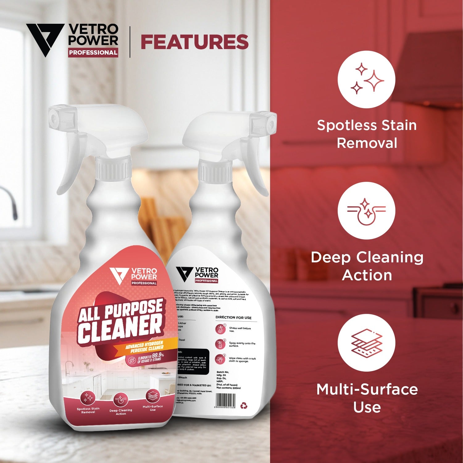 Vetro Power Professional All Purpose Cleaner