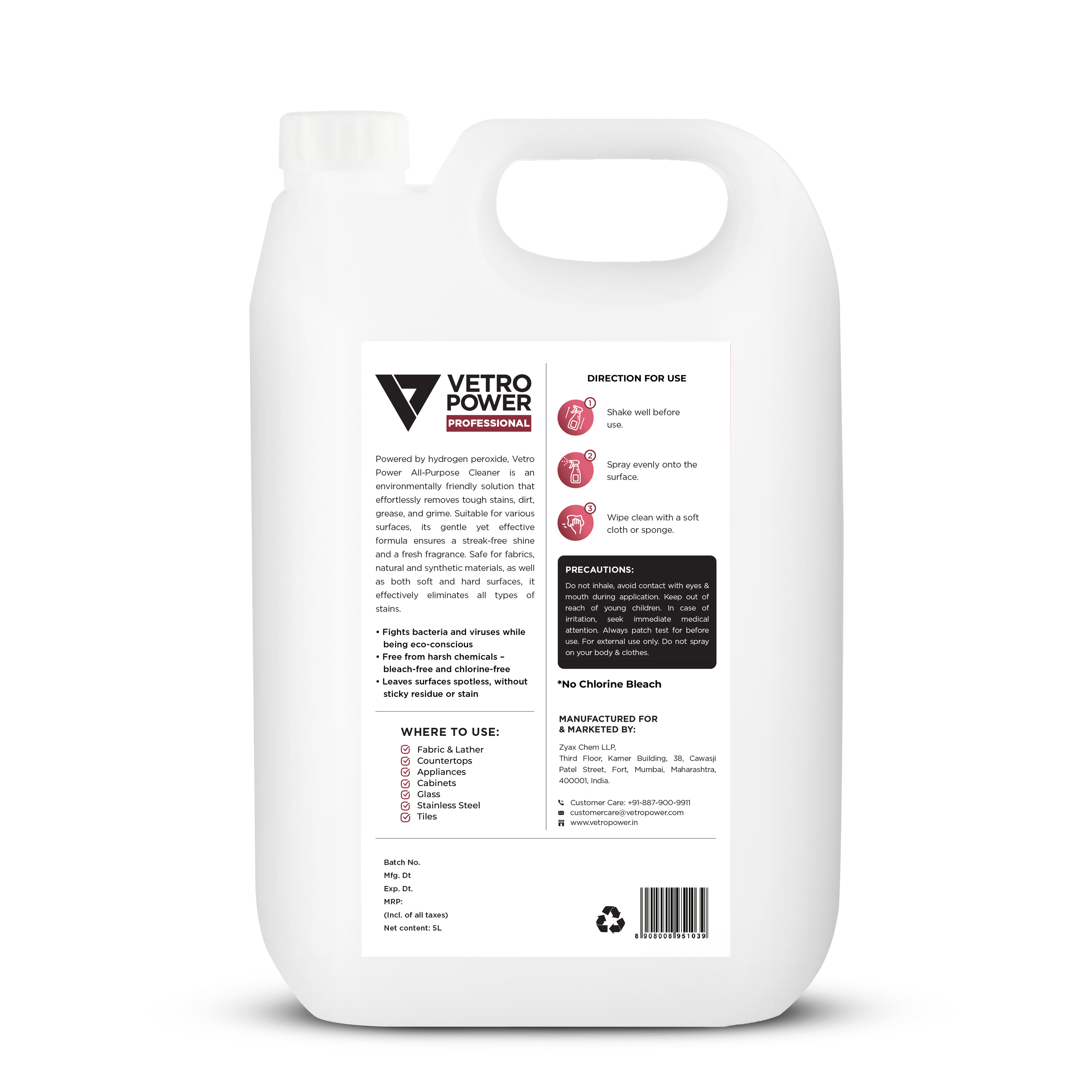 Vetro Power Professional All Purpose Cleaner