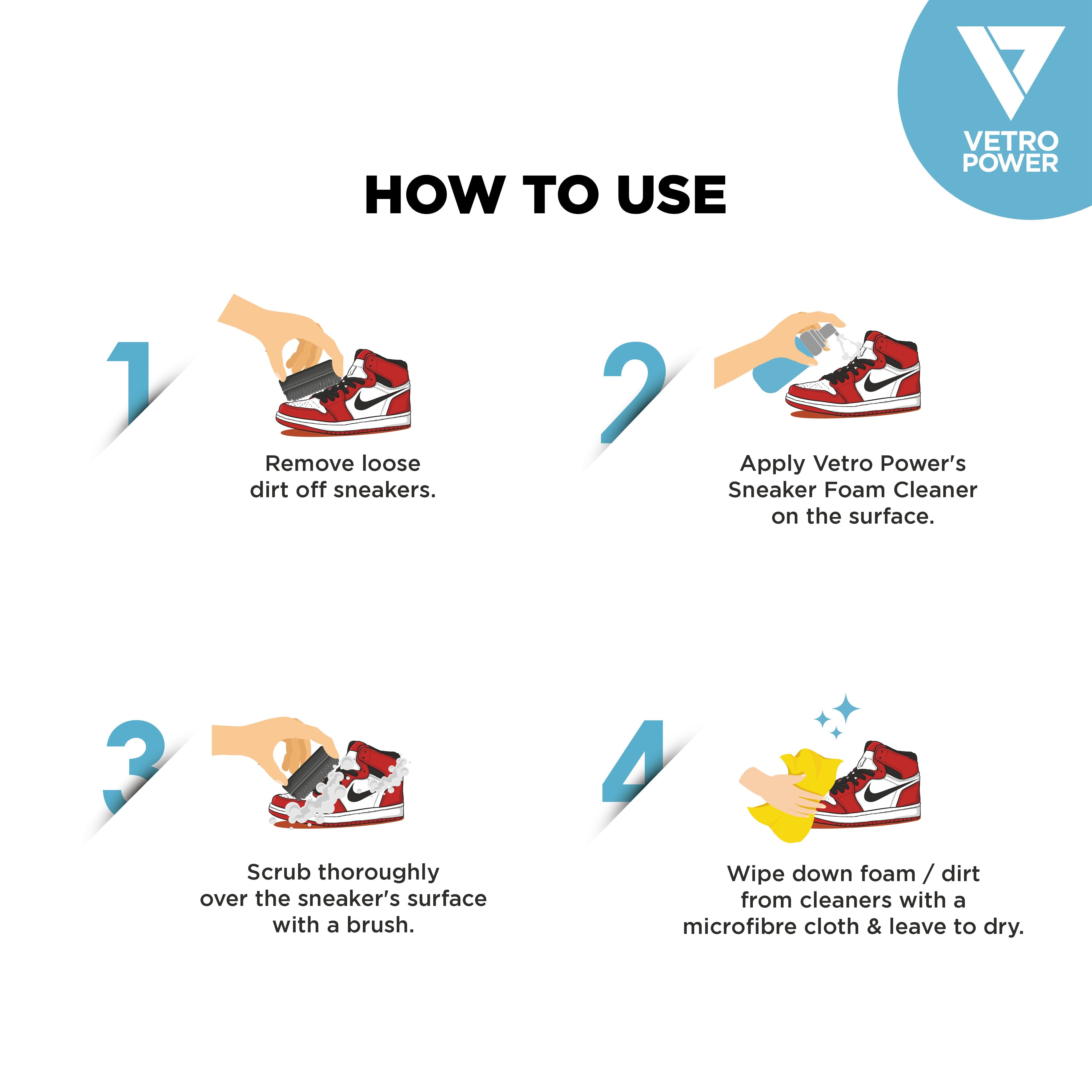 Vetro Power Sneaker Cleaner Foam