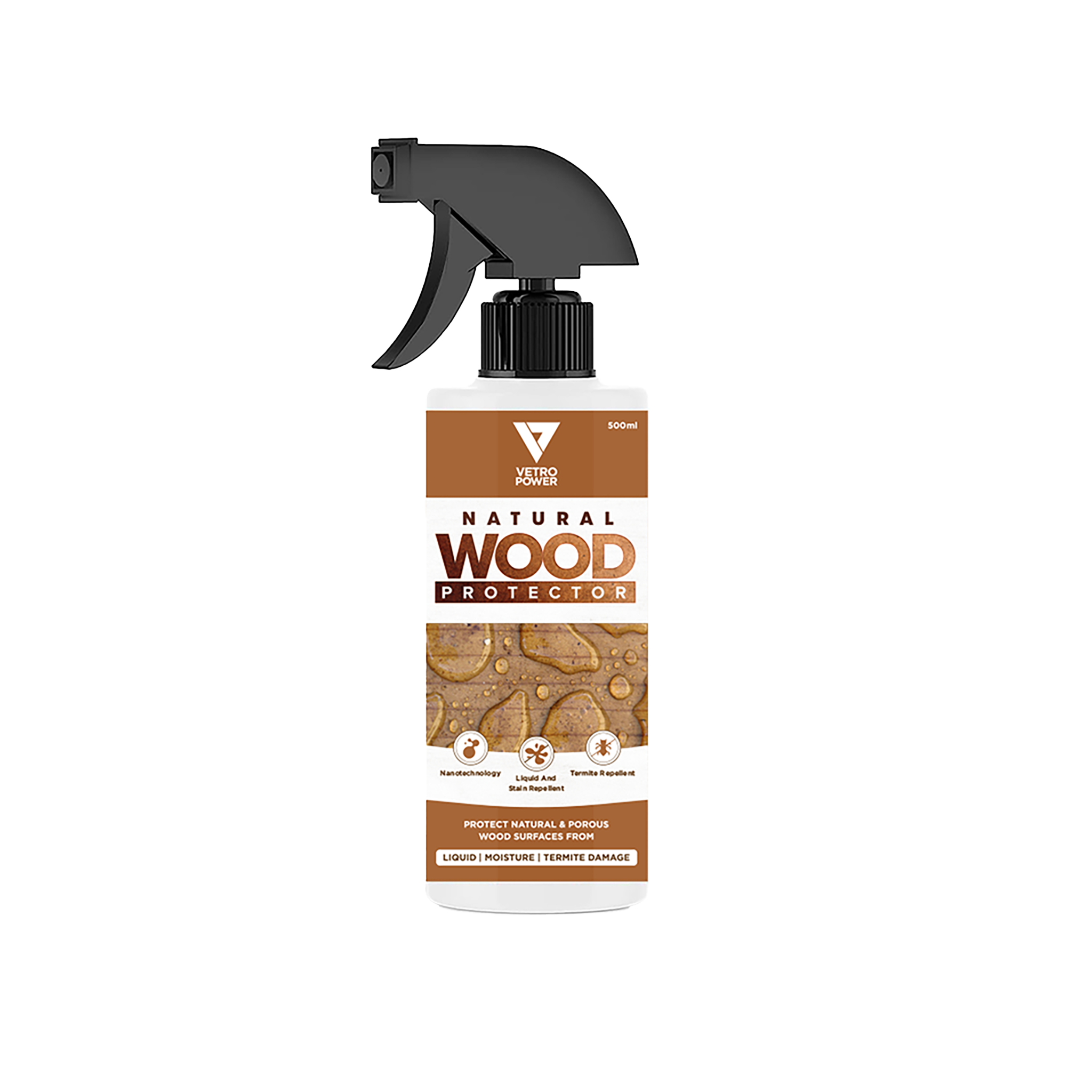 Vetro Power Natural Wood Protector Spray, 500ml