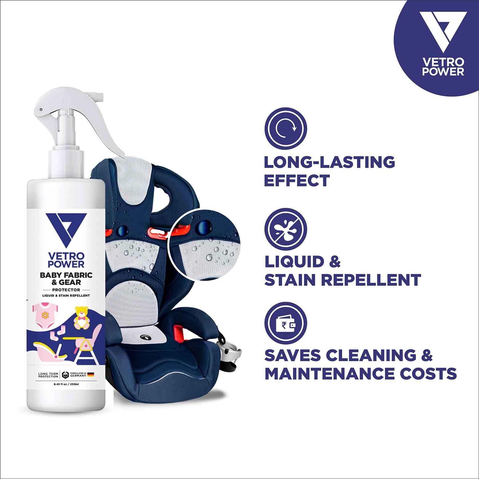 Vetro Power Baby fabric and gear Protector