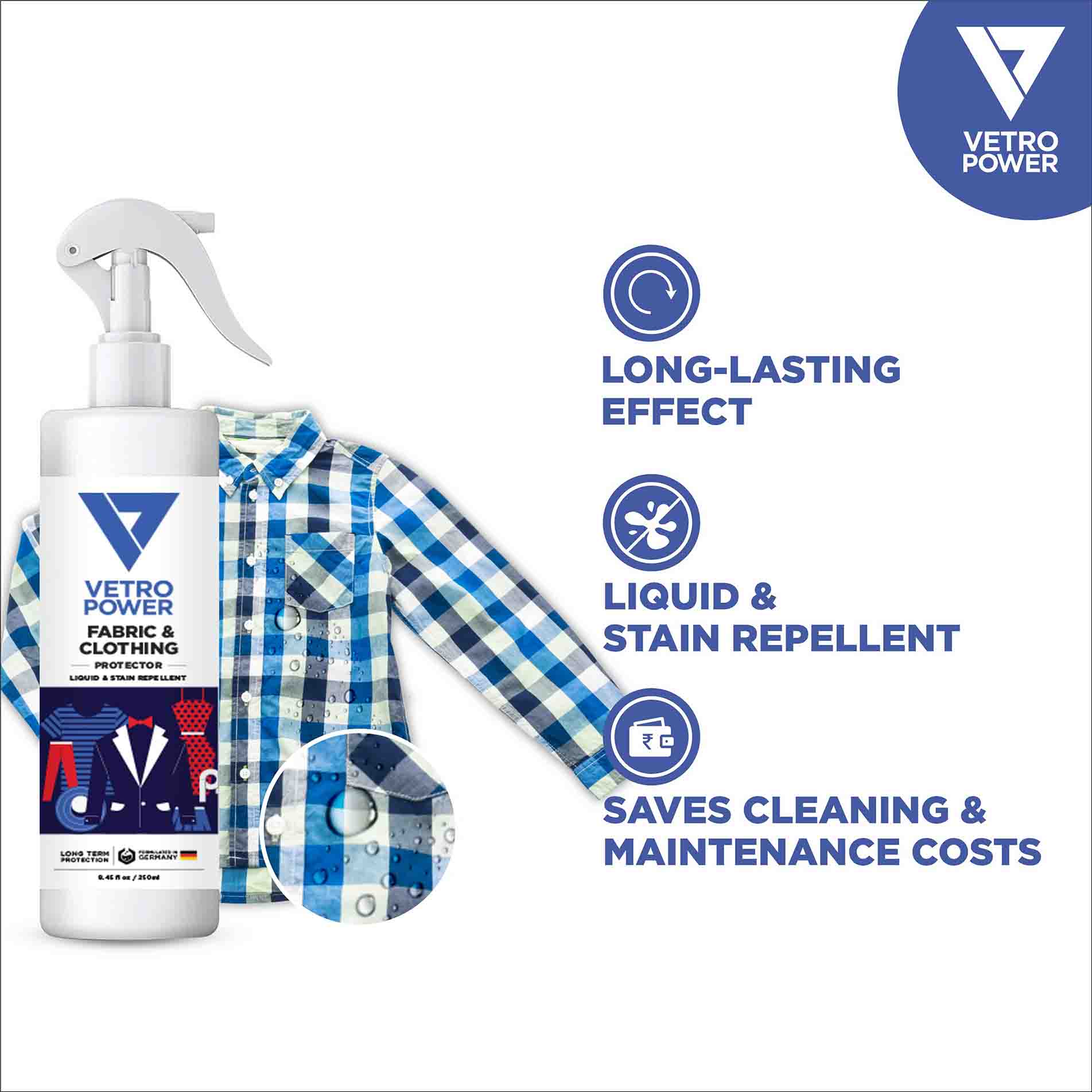 Vetro Power Fabric and Clothing Protector