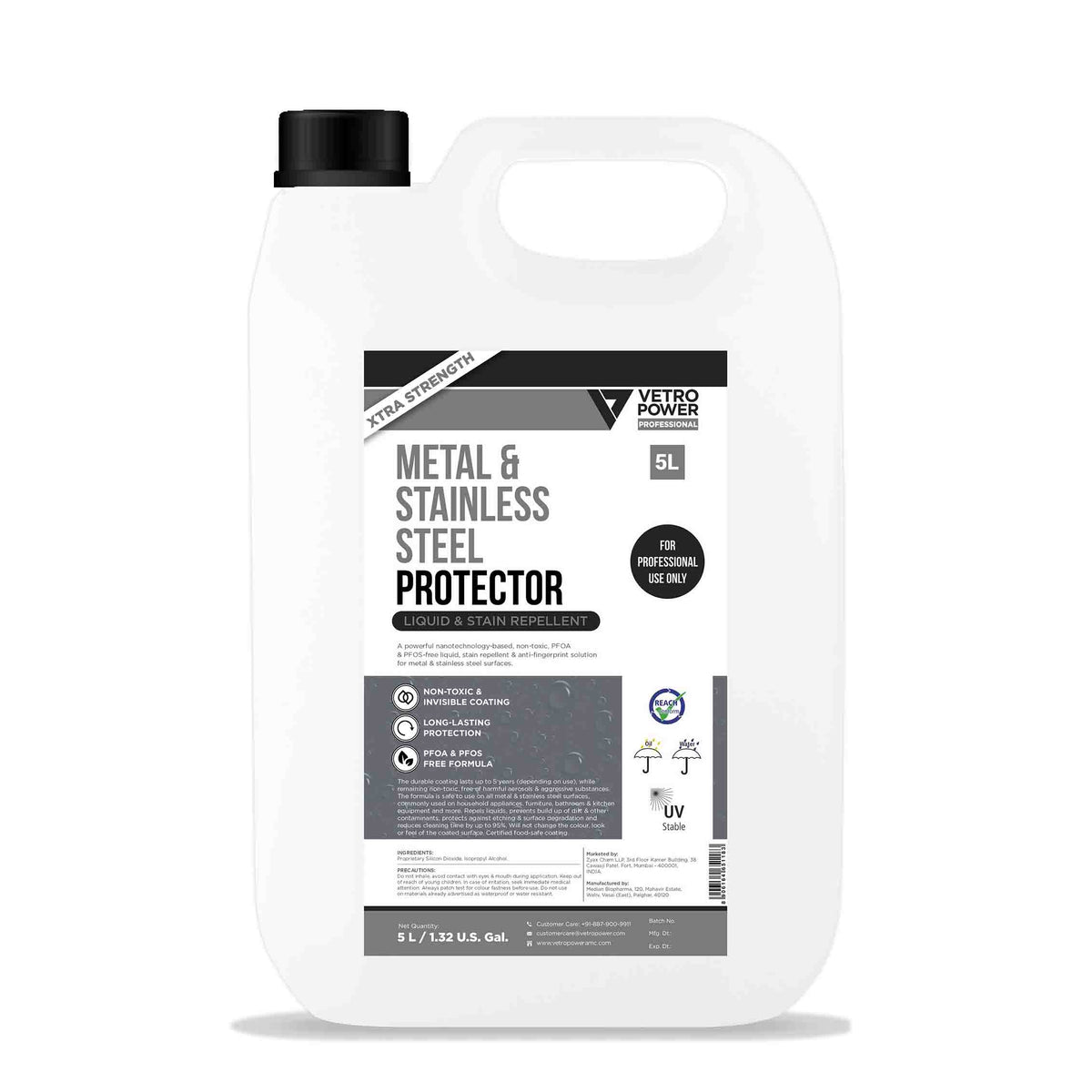 Buy Professional Metal & Stainless Steel Protector Spray 5L