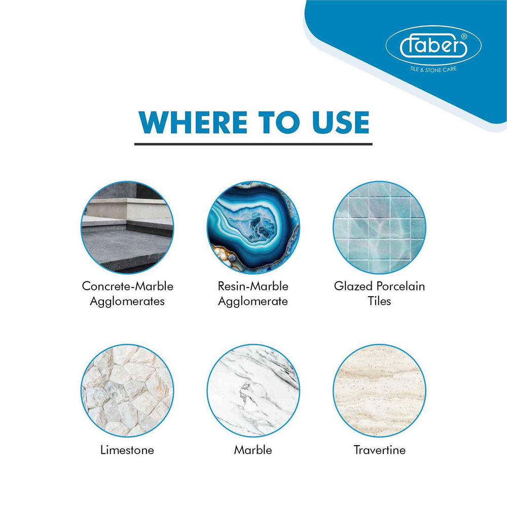 Faber Safe Marble AntiSlip Treatment for Tiles and Floors