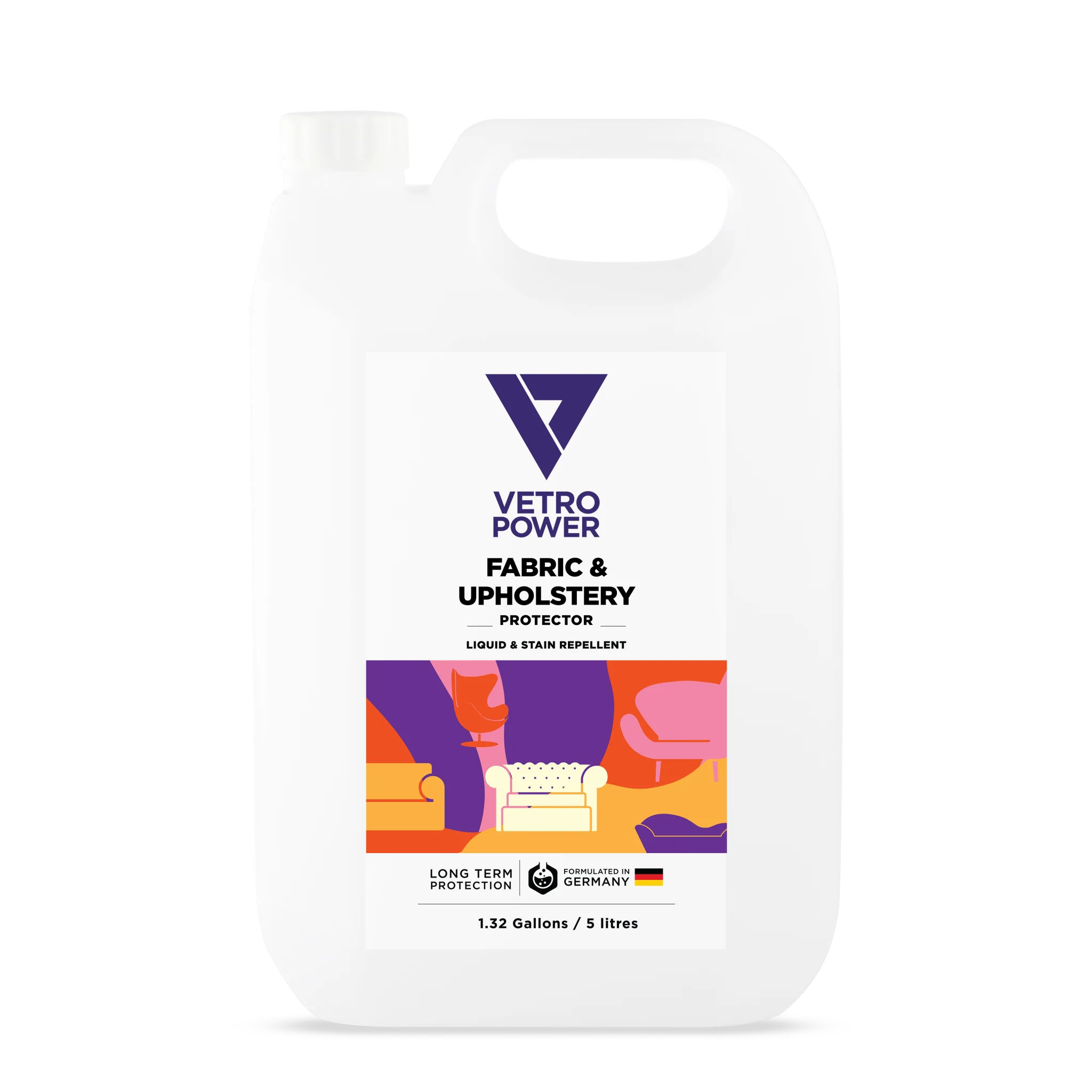 Vetro Power Fabric & Upholstery Protector 5 Litres