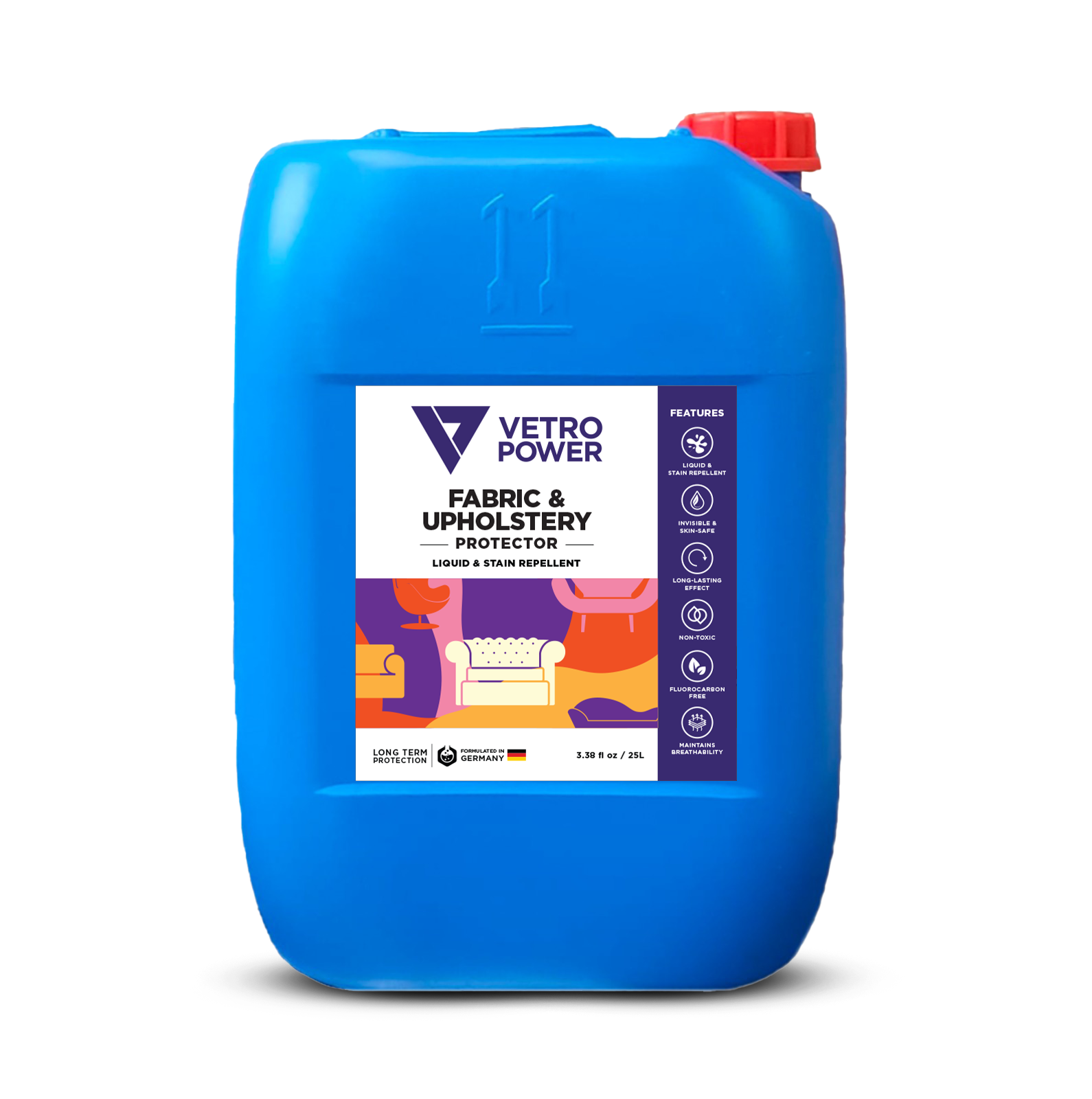 Vetro Power Fabric & Upholstery Protector