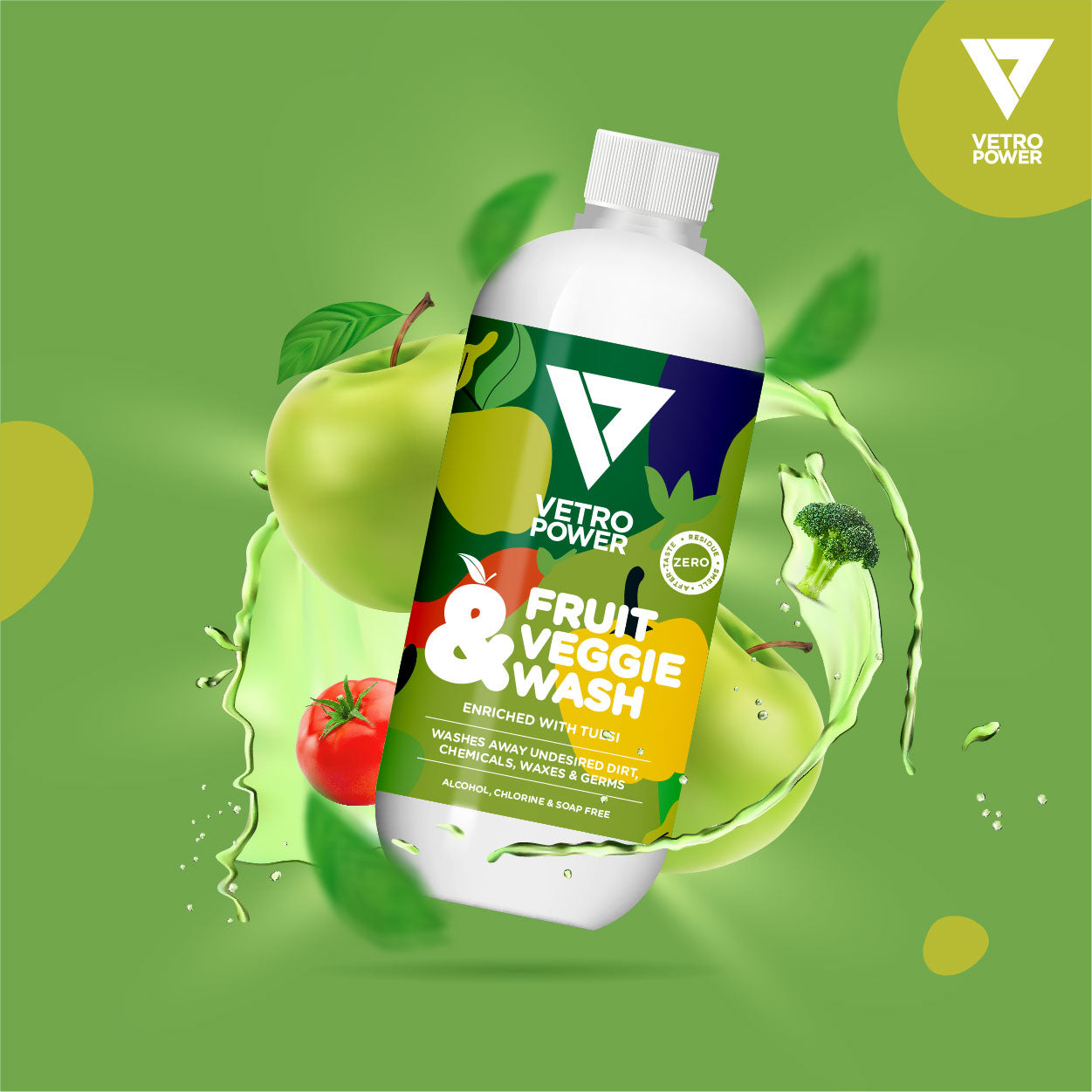 Vetro Power Fruit & Veggie Wash