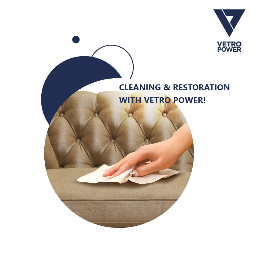 Vetro Power Leather Cleaning & Restoration Wipes