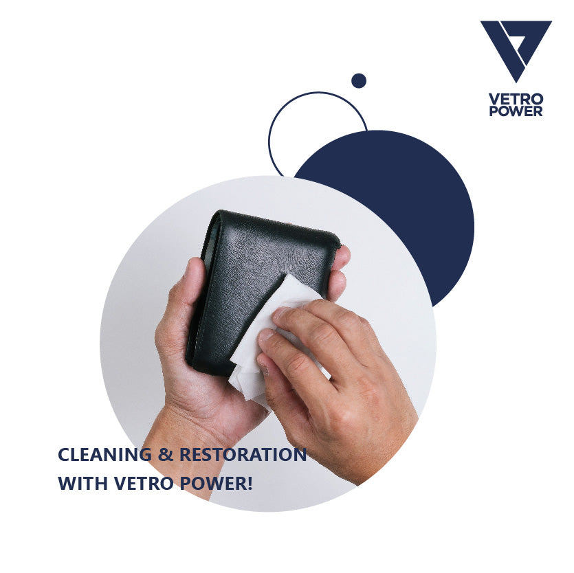 Vetro Power Leather Cleaning & Restoration Wipes